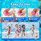Reusable Water Balloons 6PCS, Magnetic Silicone Water Balls Quick Fill Refillable Self Sealing, Summer Water Toys for Beach, Pool, Outdoor Backyard Splash Fun Games Water Fight for Kids & Adults (6)
